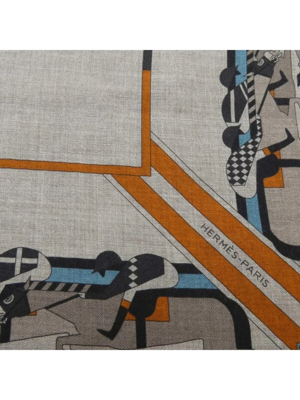 Hermes Stole Scarf Brown